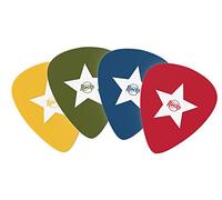 Winkee Rocks - 4 Posavasos de Cristal Retro de Plectrum Coaster, Tapas de Cerveza, Posavasos de Vinilo, Posavasos Redondos, Regalo para Navidad, Noche de Hombre, cumpleaños