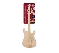 Winkee Rocks Tabla de cortar mini guitarra, la pequeña tabla de cortar roca en forma de guitarra eléctrica, tabla de corte para verduras, ideal como espátula, de alta calidad, regalo para músicos