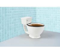 Winkee - Taza de café para inodoros de 350 ml | El divertido café Pot en aspecto de inodoro | Taza de café grande o taza de té | Cubo de basura de mesa | Regalo para nacimiento, aniversario, trabajo