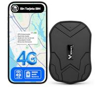 WINNES Localizador GPS para Coche 4G Rastreador No Requiere Tarjeta SIM | Batería de 20000 mAh, Seguimiento Global en Tiempo Real, Historial de viajes, GeoFence, Magnético, Requiere Suscripción