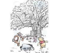 Winnie Pooh Playground - Tamaño: 50 x 70 cm - Comar - Póster, impresión artística (sin marco), Disney