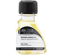 Winsor & Newton 3021748- Aceite de linaza Refinado, 75 ml