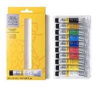 Winsor & Newton Galeria Tubos de pintura acrílica de 12 ml para principiantes (10 unidades)