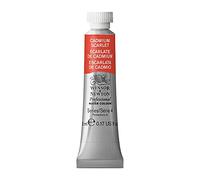 Winsor & Newton Acuarela Profesional - Pintura de Acuarela, Alta Luminosidad, Resistente a la Luz, Calidad de Archivo, Tubo de 5ML, Color Escarlata De Cadmio