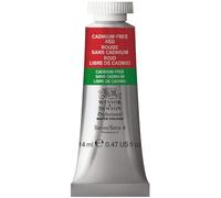 Winsor & Newton Acuarela Profesional - Pintura de Acuarela, Alta Luminosidad, Resistente a la Luz, Calidad de Archivo, Tubo de 14 ML, Color Rojo Libre De Cadmio