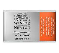Winsor & Newton Acuarela Profesional - Pintura de Acuarela, Alta Luminosidad, Resistente a la Luz, Calidad de Archivo, Godet, Color Naranja Winsor M Rojo