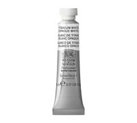 Winsor & Newton Acuarela Profesional - Pintura de Acuarela, Alta Luminosidad, Resistente a la Luz, Calidad de Archivo, Tubo de 5ML, Color Blanco De Titanio