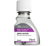 Winsor & Newton Aditivo con Aceite Mezclado con Agua Artisan - Barniz Brillante, 75 ml