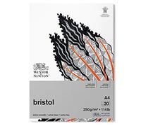 Winsor & Newton – Bloc de dibujo Bristol – blanco brillante – DIN A4