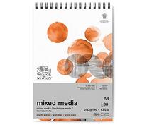 Winsor & Newton Bloc de papel Multi-técnica Blanco DIN A4