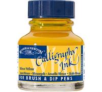 Winsor & Newton Calligraphy Ink Tinta para Caligrafía, Amarillo (Winsor Yellow), 30ml