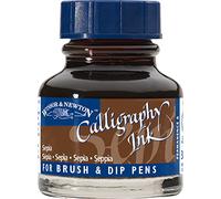 Winsor & Newton Calligraphy Ink Tinta para Caligrafía, Marrón (Sepia), 30ml