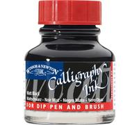 Winsor & Newton Calligraphy Ink Tinta para Caligrafía, Negro (Matt Black), 30ml