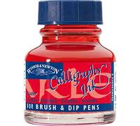 Winsor & Newton Calligraphy Ink Tinta para Caligrafía, Rojo (Scarlet), 30ml