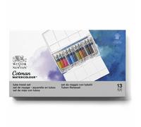 Winsor & Newton – Acuarela en tubo Cotman Pintor Plus, caja 12 tubos de 8 ml, colores surtidos
