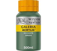 Winsor & Newton Galería - Pintura Acrílica , 500 ml, Verde (Hooker’s Green)