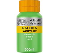 Winsor & Newton – Pintura acrílica Galería – Verde (Permanent Green Light) 500 ml