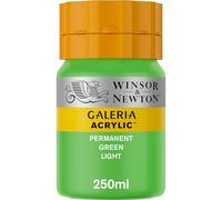 Winsor & Newton Galería Pintura Acrílica, Verde (Permanent Green Light), 250 ml, 250