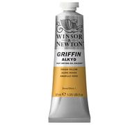 Winsor & Newton Griffin Alkyd - Tubo óleo de secado rápido, 37 ml, Amarillo Indio