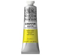Winsor & Newton Griffin Alkyd - Tubo óleo de secado rápido, 37 ml, Limón