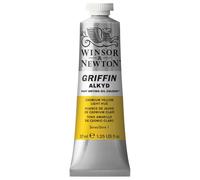 Winsor & Newton Griffin Alkyd - Tubo óleo de secado rápido, 37 ml, Tono Amarillo de Cadmio claro