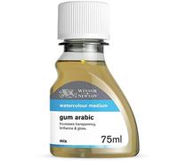 Winsor & Newton Médiums de Acuarela, Goma Arábiga, Frasco de 75 ml