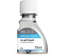 Winsor & Newton Médiums de Acuarela, Hiel de Buey Líquido, Frasco de 75 ml