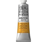 Winsor & Newton óleo al de secado rápido Griffin Alkyd - tubo de 37ml color tono amarillo de cadmio oscuro