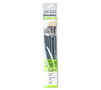 Winsor & Newton – Pinceles para óleo Foundation - Set de 6 unidades, variados