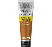 Winsor & Newton - Pintura Acrílica , 120 ml, Marrón (Raw Sienna)