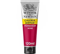 Winsor & Newton - Pintura Acrílica , 120 ml, Rosa (Permanent Rose)