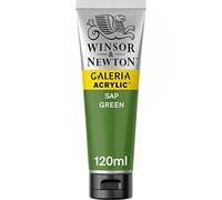 Winsor & Newton - Pintura Acrílica , 120 ml, Verde (Sap Green)
