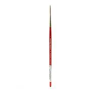 Winsor & Newton Sceptre Gold II Pincel de Caligrafía con Mango Corto, Rojo, Nr. 1 - 1,5 mm