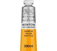 Winsor & Newton – Tubo de pintura al óleo Winton – 200 ml – Amarillo (tono cadmio oscuro)