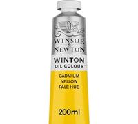 Winsor & Newton Tubo de pintura al óleo Winton 200 ml Amarillo (Tono Amarillo de Cadmio Pálido)