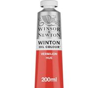 Winsor & Newton Winton - Tubo de Pintura al Óleo, 200 ML, Rojo (Bermellón)