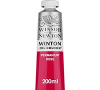 Winsor & Newton Winton – Tubo de pintura al óleo 200 ml Rosa (Rosa Permanente)