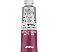 Winsor & Newton Winton - Tubo de Pintura al Óleo, 200 ML, Rosa (Rosa quinacridona oscuro)