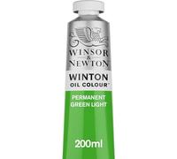 Winsor & Newton Winton - Tubo de Pintura al Óleo, 200 ML, Verde (Verde Permanente Claro)