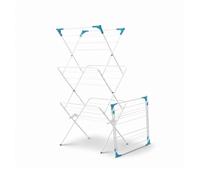 Wintem Tendedero Vertical Plegable de Acero con Esquinas abatibles para Extender Prendas largas, Ideal para Interiores y Exteriores, fácil de Cerrar y almacenar