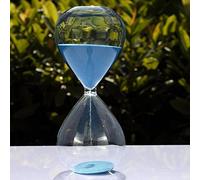 Winterworm - Reloj de arena de colores de cristal grande para la decoración del hogar