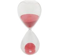 Winterworm - Reloj de arena de colores de cristal grande para la decoración del hogar
