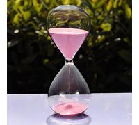 Winterworm - Reloj de arena de colores de cristal grande para la decoración del hogar