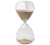 Winterworm - Reloj de arena de colores de cristal grande para la decoración del hogar