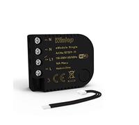 Wintop - Interruptor inteligente de 16 A, 1 unidad, universal, WiFi, Bluetooth, control de interruptor Zigbee, compatible con Alexa y Google Home Assistant para luces domésticas eModule Single 16A