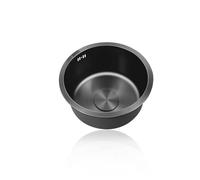 WIQUYBML Mini Fregadero de Cocina con escurridor y rebosadero para Espacios reducidos.