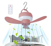 Wireless Ceiling Fan - USB Rechargeable Ceiling Fan with 11x8.5cm, 1800mAh