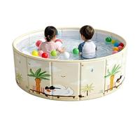 wiroouia Piscina Plegable - Bañera para Perros de Verano | Piscina de chapoteo para Cachorros,Niños y Niñas Mascotas Camping Playa Jardín Parque Césped Patio Patio Interior Guardería