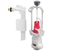 Wirquin 10720554 - Mecanismo de inodoro doble caza estriadora + grifo flotador lateral
