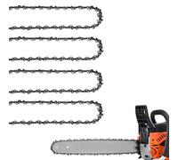 WIRSHO 4 cadenas de 40 cm para raíl de sierra de 16 pulgadas, 3/8" LP - 1,3 mm - 56 eslabones motrices, cadena de repuesto para motosierra de cadena